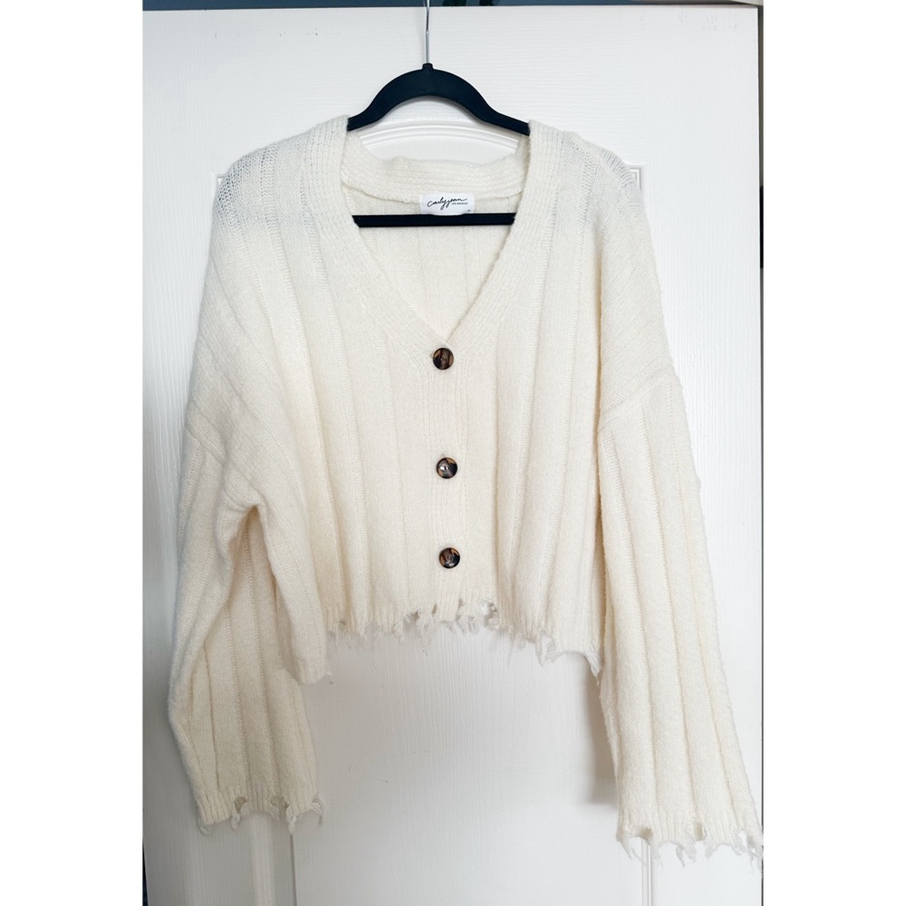 Carly Jean Los Angeles Cream Sweater